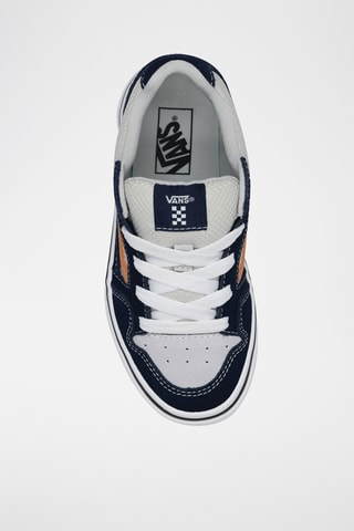 Baskets en cuir Caldrone - Bleu marine