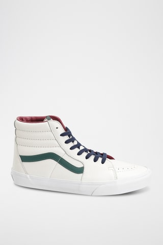 Baskets montantes en cuir Sk8-Hi - Blanc