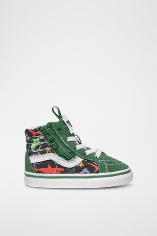 Baskets montantes en cuir SK8-Hi Reissue - Vert