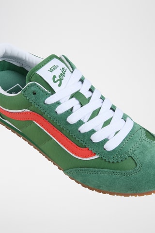 Baskets en cuir Super Lowpro - Vert foncé