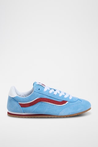 Baskets en nubuck Super Lowpro - Bleu clair