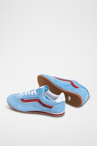 Baskets en nubuck Super Lowpro - Bleu clair