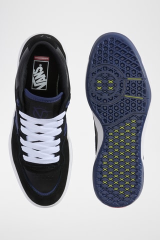 Chaussures de skate en cuir Rowan 2 - Noir