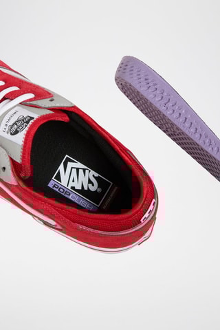 Chaussures de skateboard en nubuck Rowley - Rouge - Vans