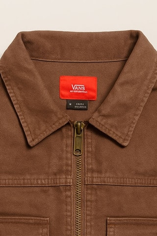 Veste de skateboard en jean - Marron