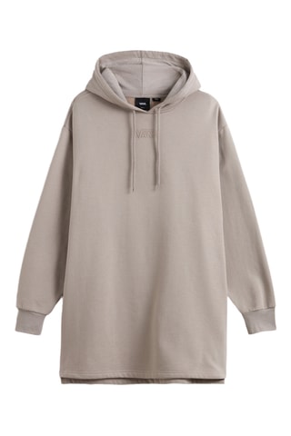Robe sweat à capuche - Beige