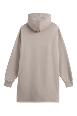 Robe sweat à capuche - Beige