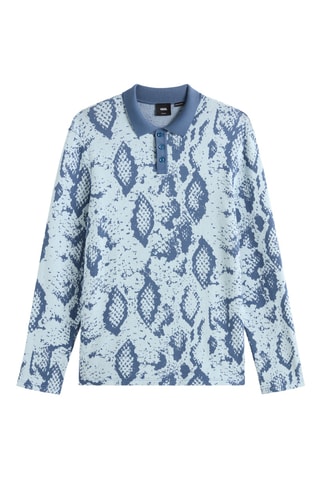 Polo en coton biologique - Ciel