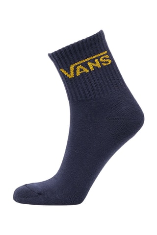 3 paires de chaussettes - Bleu nuit, blanc et orange