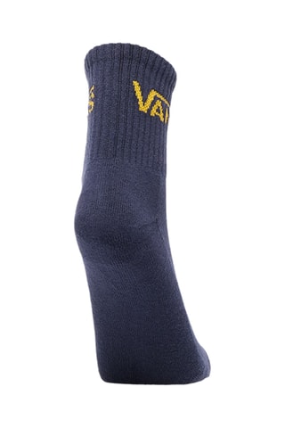 3 paires de chaussettes - Bleu nuit, blanc et orange