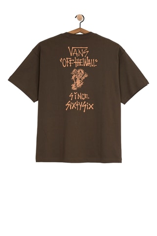 T-shirt loose - Marron foncé