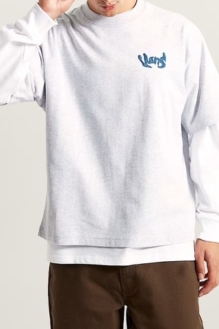 T-shirt - Gris clair chiné