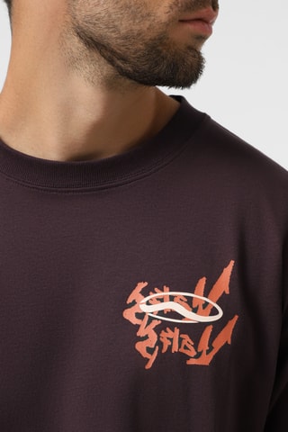 T-shirt trompe-l’œil - Violet