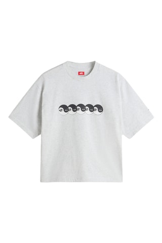 T-shirt de skateboard - Gris clair chiné