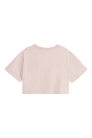 T-shirt cropped - Rose poudré