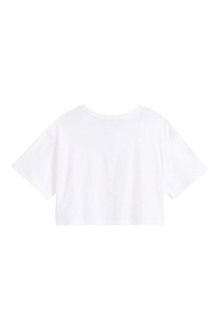 T-shirt cropped - Blanc