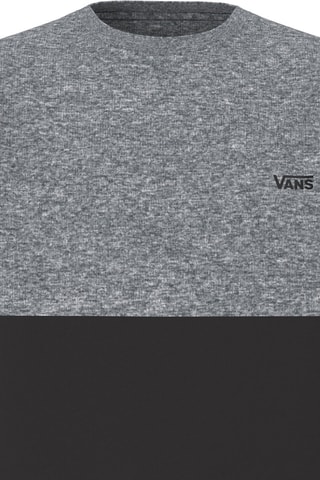 T-shirt Colorblock - Gris foncé chiné et noir