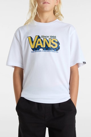 T-shirt Checker Drop - Blanc