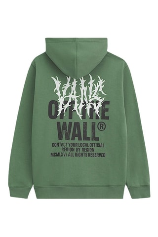 Sweat à capuche Metal Wall - Vert olive - Vans