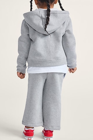 Sweat à capuche - Gris clair chiné