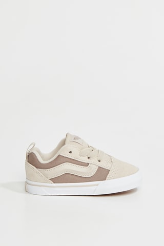 Baskets en cuir Knu Skool Elastic Lace - Beige