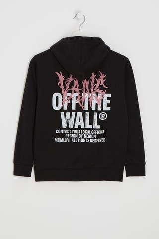 Sweat à capuche Metal Wall - Noir