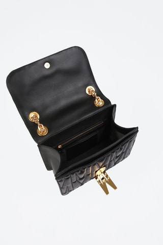 Mala a tiracolo em couro de carneiro Preto - Moschino