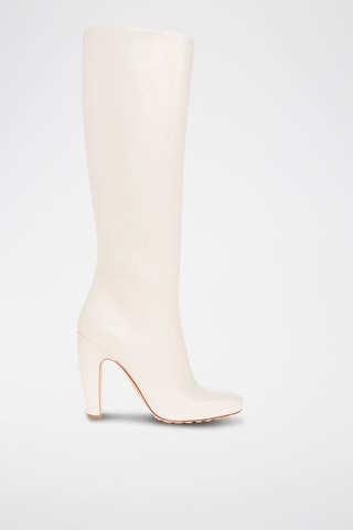 Botas em couro - Branco - Bottega Veneta