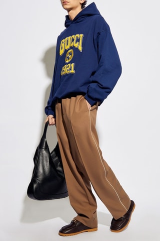 Sweat com capuz - Azul-marinho - Gucci