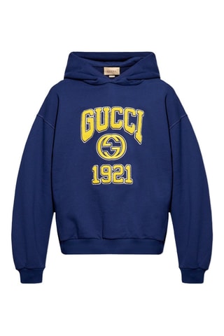 Sweat com capuz - Azul-marinho - Gucci