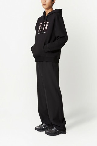 Sweat com capuz - Preto - Valentino