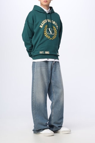 Sweat com capuz - Verde - Valentino