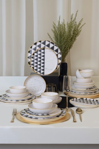 Serviço em arenito - 24 peças