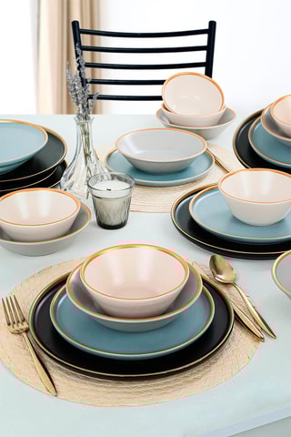 Serviço de cerâmica Safir 24 peças