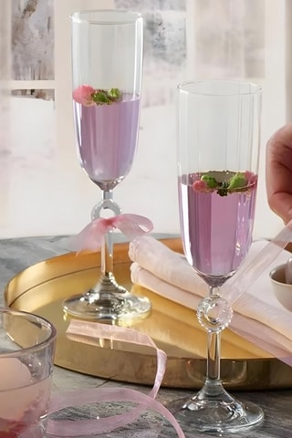 6 copos de champanhe - 15 cl