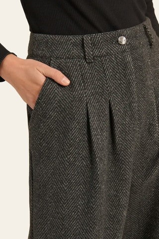 Pantalon taille haute - Noir