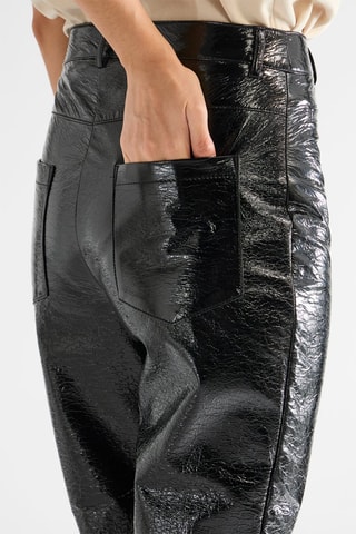 Pantalon taille haute - Noir