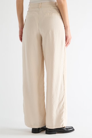 Pantalon taille haute - Beige