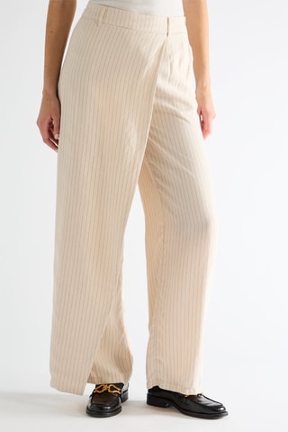 Pantalon taille haute - Beige