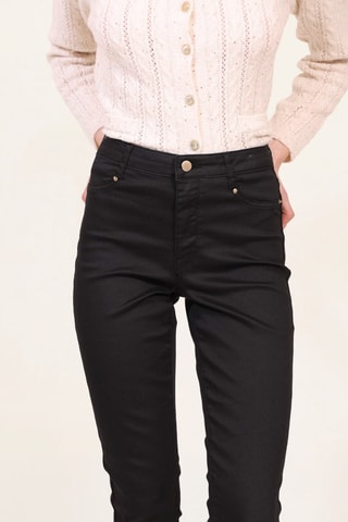 Pantalon taille haute - Noir
