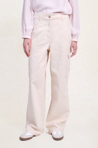 Pantalon taille haute - Blanc