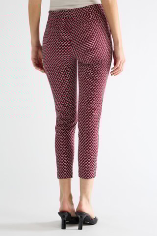 Pantalon 7/8 taille haute - Bordeaux