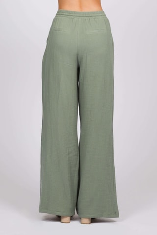 Pantalon taille haute - Kaki