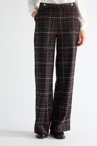 Pantalon taille haute - Gris