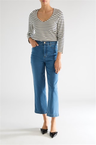 Jean taille haute - Bleu