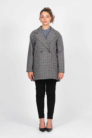 Manteau - Noir et écru