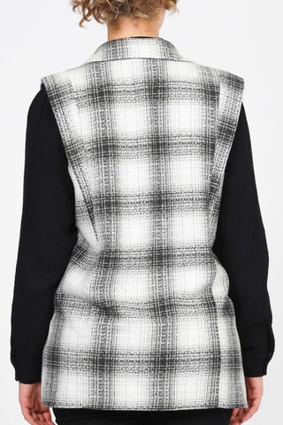 Veste sans manches - Blanc et noir
