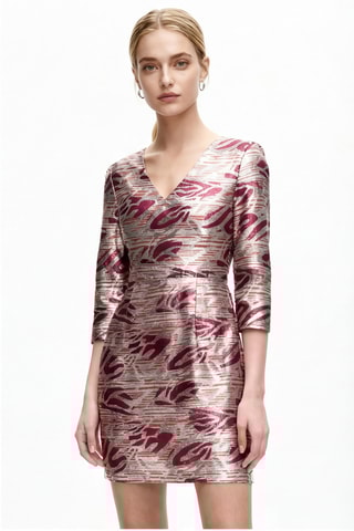 Robe droite - Bordeaux