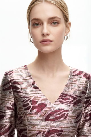 Robe droite - Bordeaux