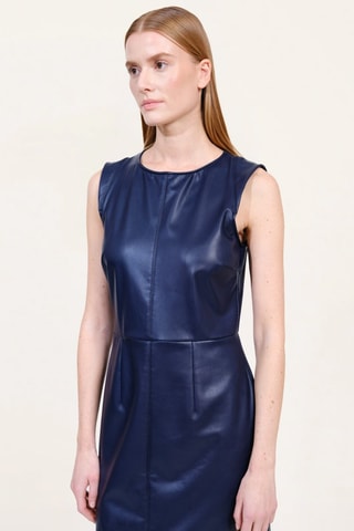 Robe droite - Bleu marine